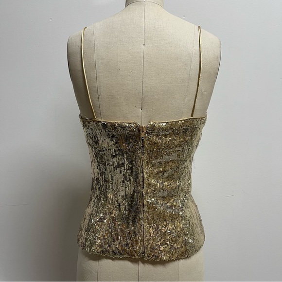 Gold sequin top - Picture 3 of 3